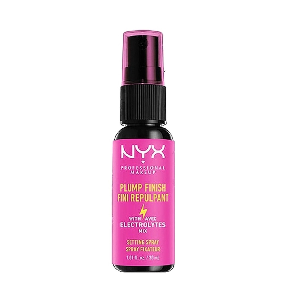 NEW - 2 NYX Plump Finish Setting Spray Mini Travel Size - (Set of 2)
